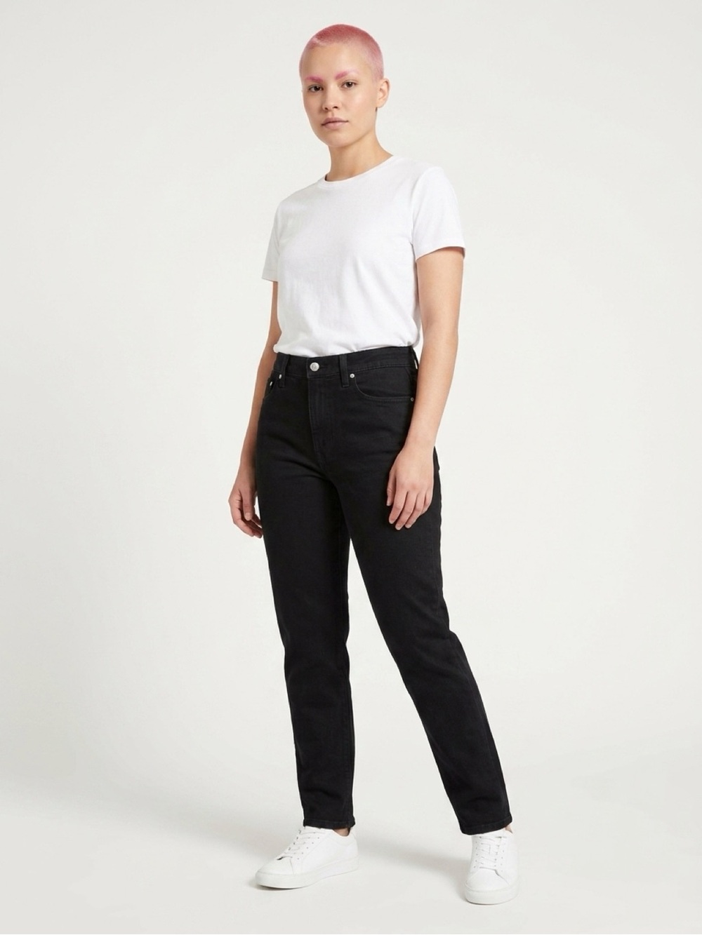 Aeropostale Women's High Rise Baggy Black Relaxed Straight Leg Jeans Size 10